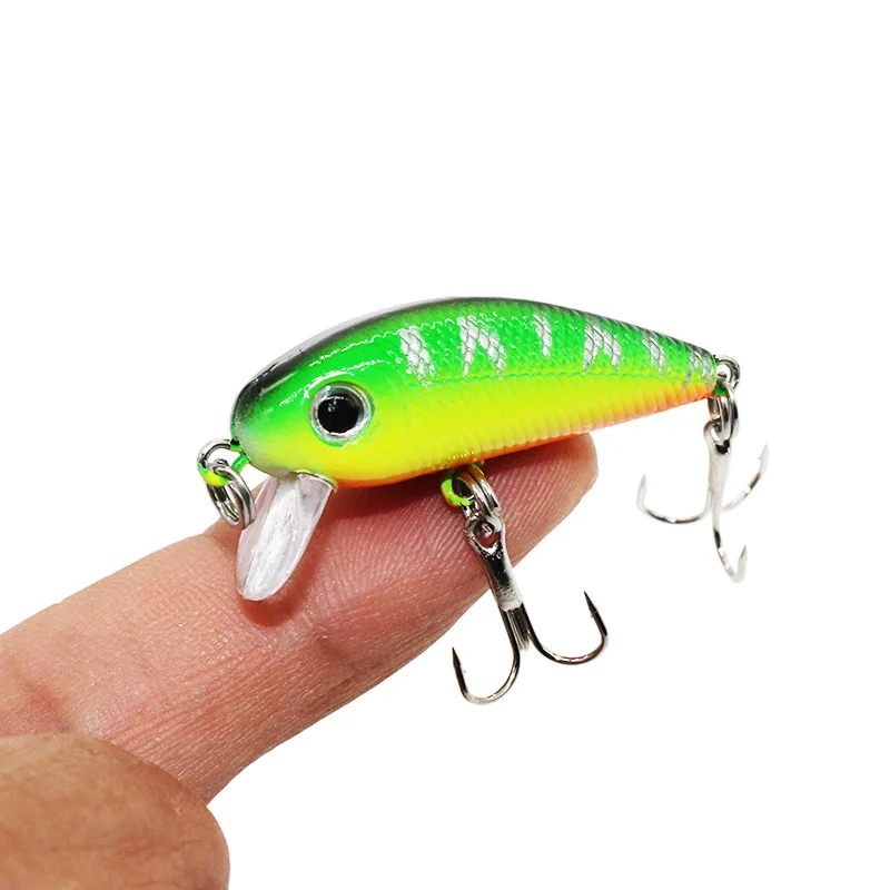 3.2g/35mm Mini Fishing Lure Sinking Mini Fishing Bait Micro Minnow Wobblers CrankBait for Fishing Pike Crankbait Lures