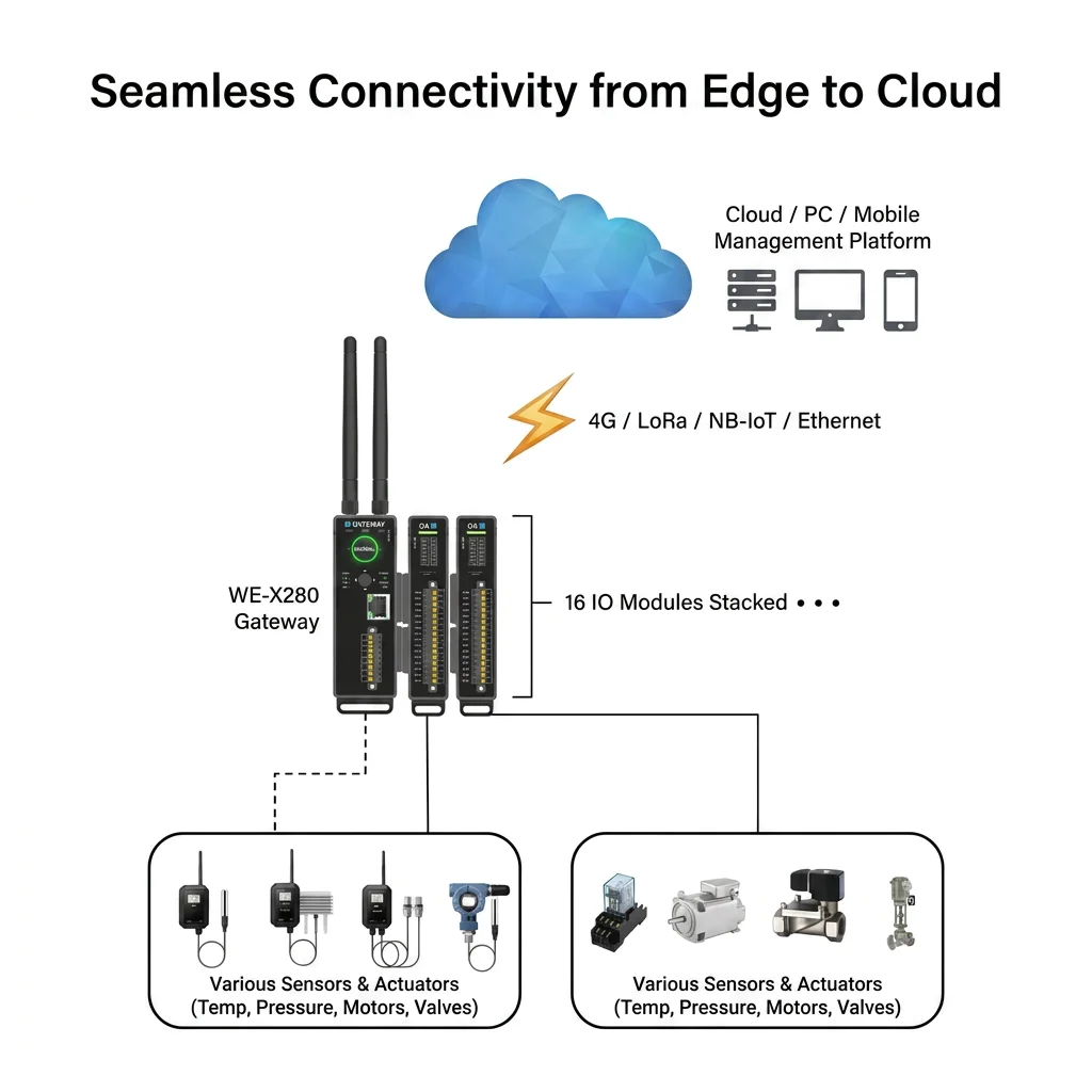 Smart Farm Edge Gateway 5KM: m - Agriculture Farming Hub recensie en prijs