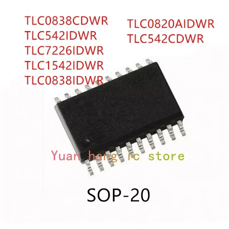 

10 шт. TLC0838CDWR TLC542IDWR TLC7226IDWR TLC1542IDWR TLC0838IDWR TLC0820AIDWR TLC542CDWR IC