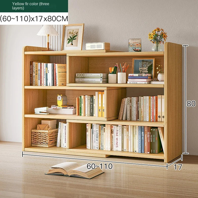 Tabletop Bookshelves Storage Shelves Multi-layer Storage Cabinets Office Simple Cabinets Small Bookcases for Students Households