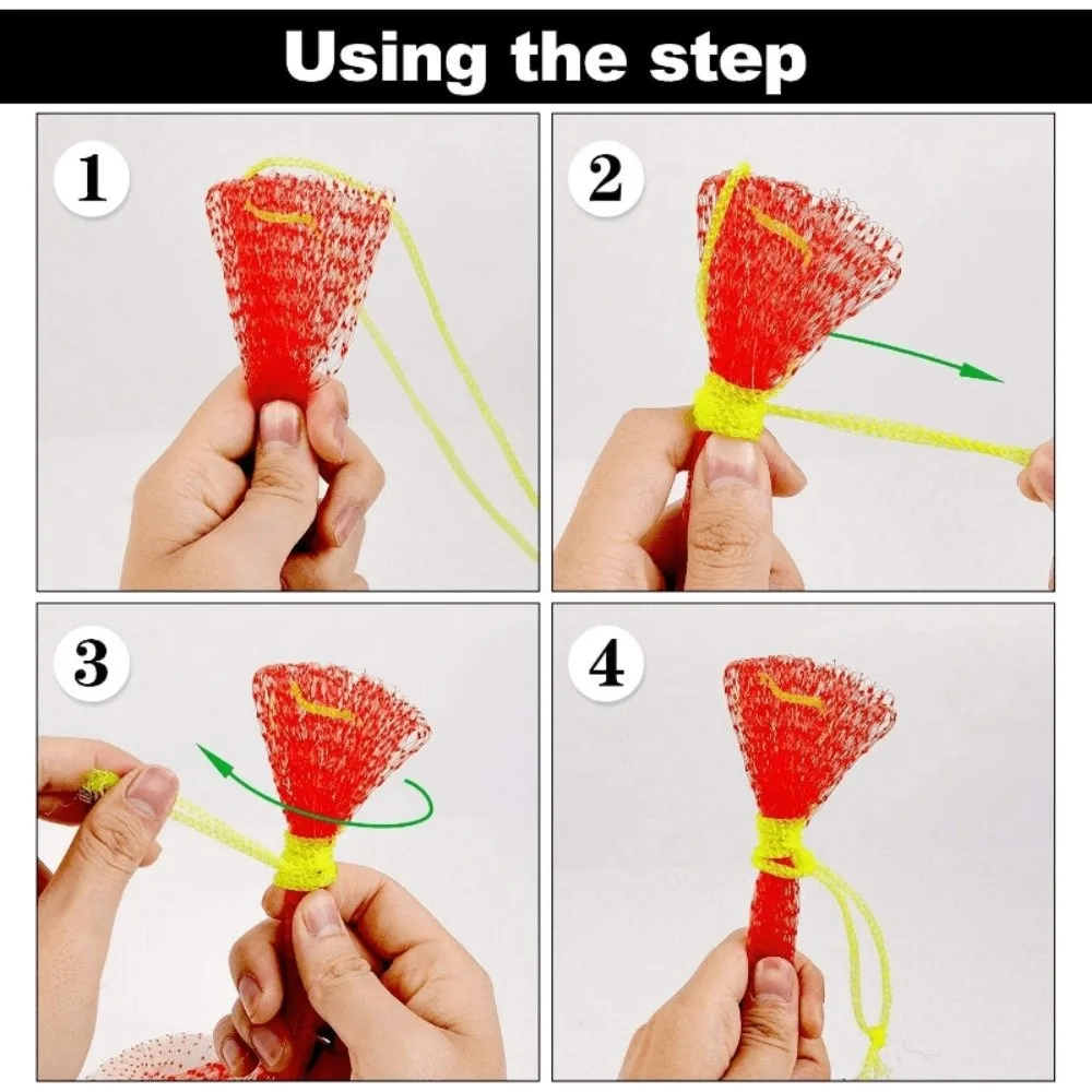 

Reusable Watermelon Net with Straps Corded Hanging Watermelon Mesh Bag Vegetables Storage Mesh Hammock Net For Garden Planting