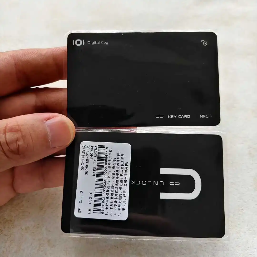 Original QIYUAN Q07 Car Smart Remote Key for CHANGAN Qiyuan Q07 Car Intelligent Digital NFC Key Card Bluetooth Remote Key