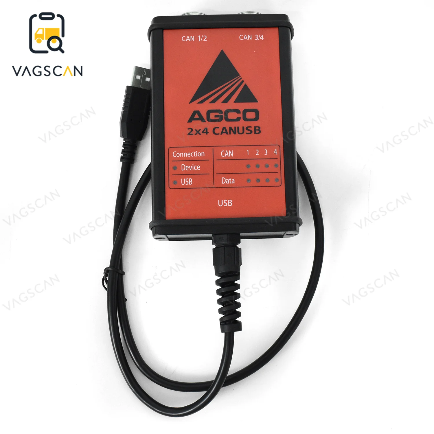 Heavy Duty Agricultural Diagnosis Scanner Ready to use for AGCO CANUSB EDT Interface Diagnostic Tool key dongle