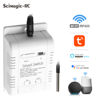 Tuya Smart Temperature Switch 16A 3000W with Energy Consumption Monitoring Intelligent Thermostat Work with Alexa Home
