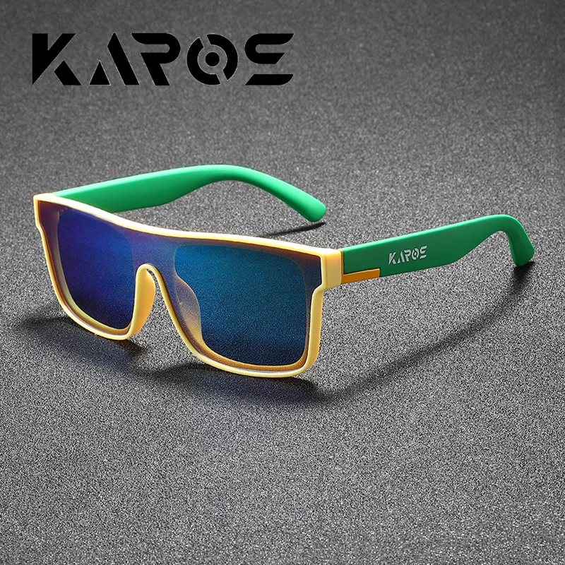 Karos Polarized Sunglasses UV400 Protection Square Glasses Outdoor Sports Fishing Cycling Hiking Running Travel Eyewear YZ2038