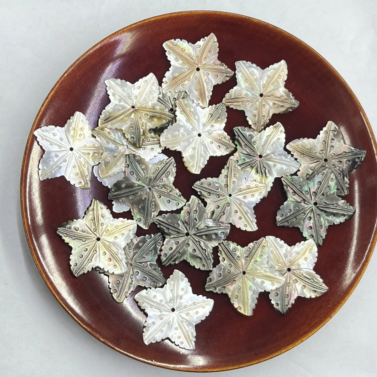 2 قطعة قلادة قذيفة الطبيعية عالية الجودة السلاحف البحرية يترك ستار شل السحر لصنع المجوهرات عقد دي اي واي القرط الملحقات