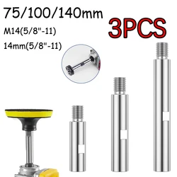 Angle Grinder Extension Rod 75/100/140mm M14 Thread Adapter Shaft Polishing Pad Connection Rod for Polishing Car Care Detailing