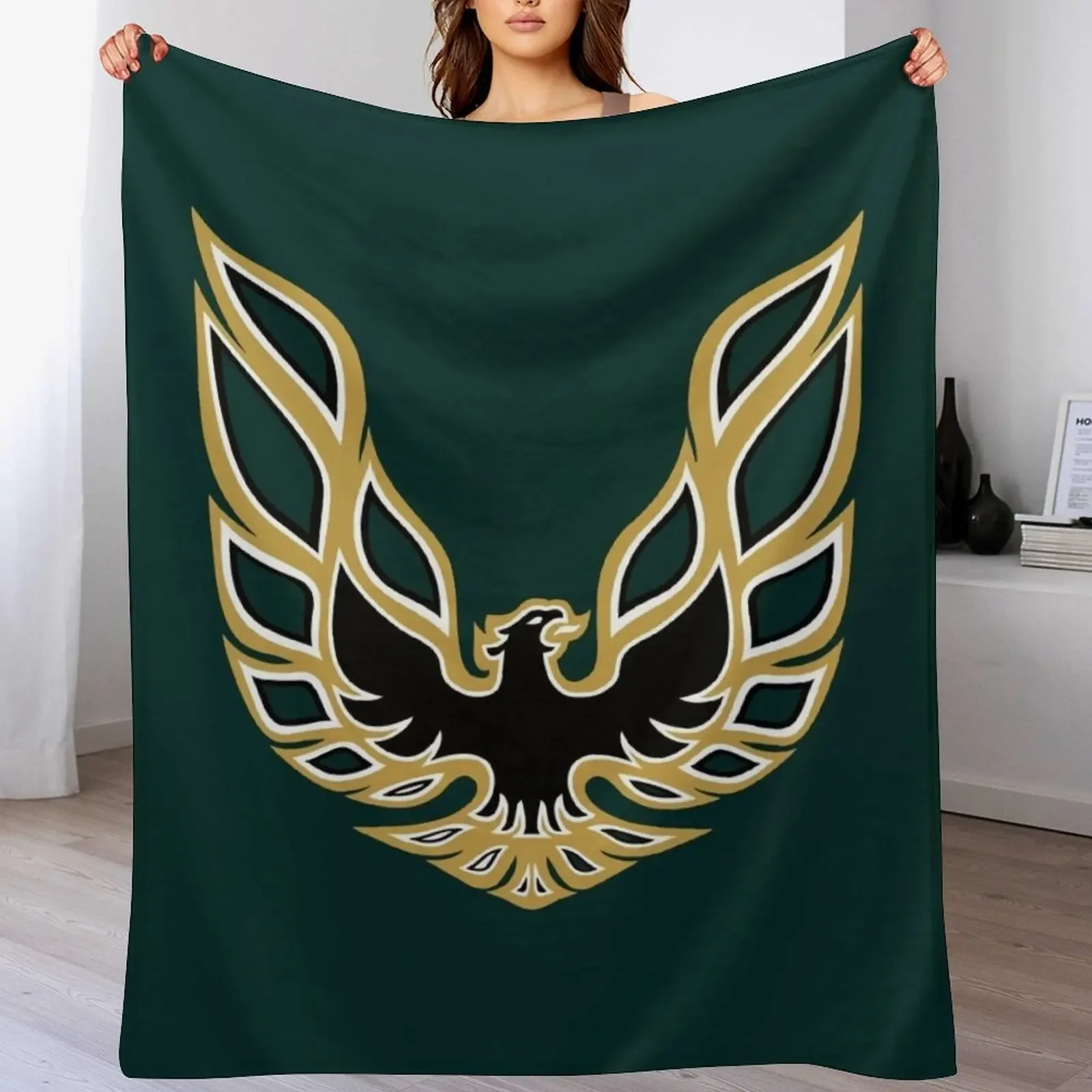 Trans Am Firebird Logo Cotton Plus Throw Blanket Ultra Soft Flannel Fleece Blanket for All Seasons