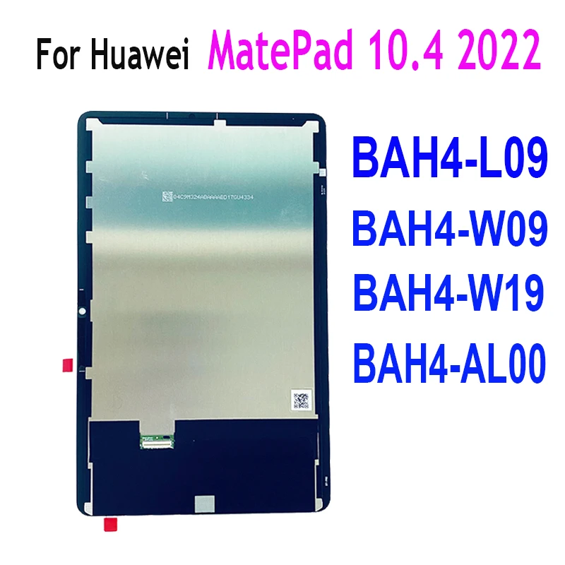 Tablet LCD For HUAWEI MatePad 10.4 2022 BAH4-L09 BAH4-W09 BAH4-W19 BAH4-AL00  Touch Screen Digitizer With Lcd Display Assembly