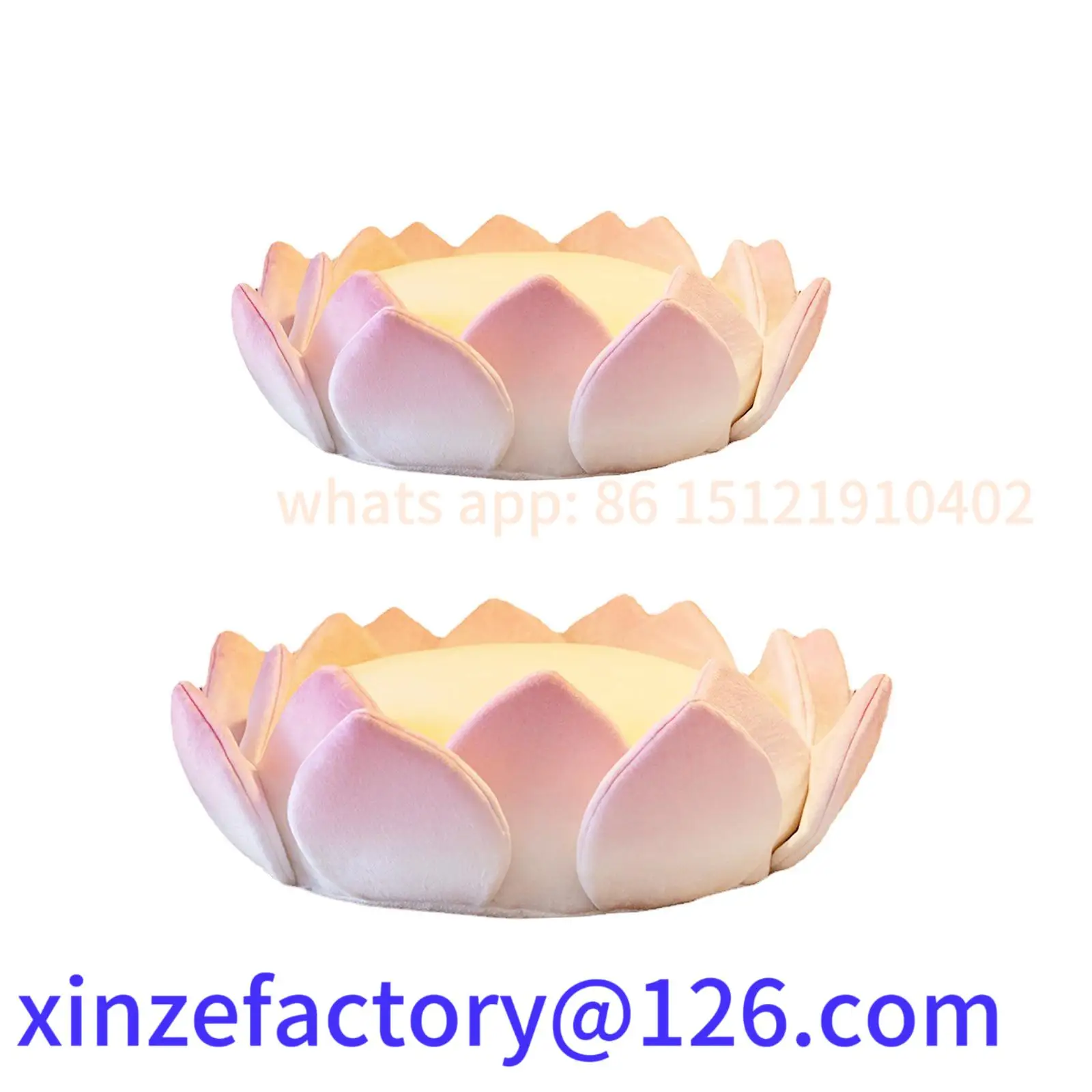 

Customizable Lotus Flower Shaped Cushion Detachable Floor Pillow Floor Seating Cushion Meditation Cushion