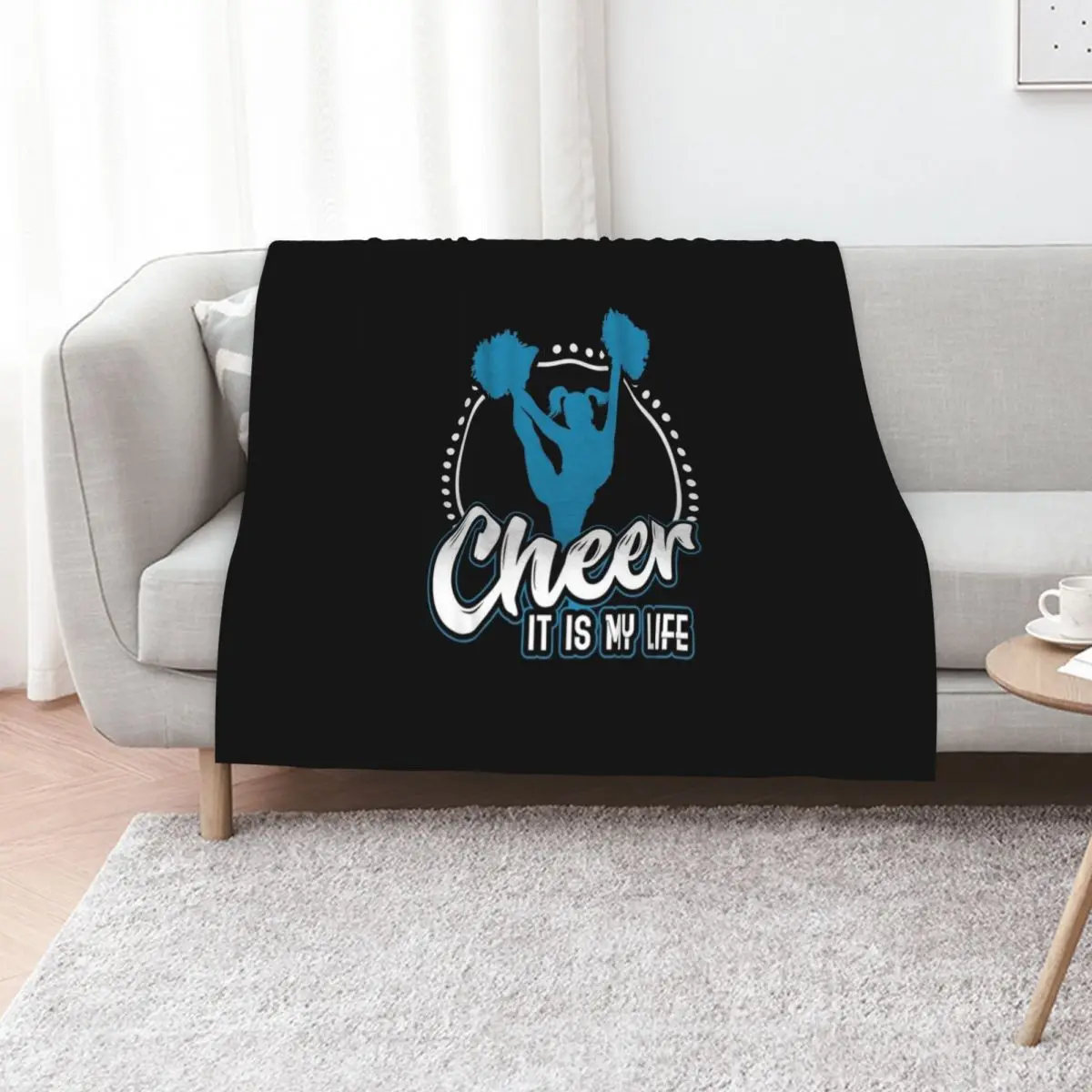 

Cheerleader Cheerleading Gift Sport Hobby Throw Blanket Designers Vintage valentine gift ideas Sofas Blankets