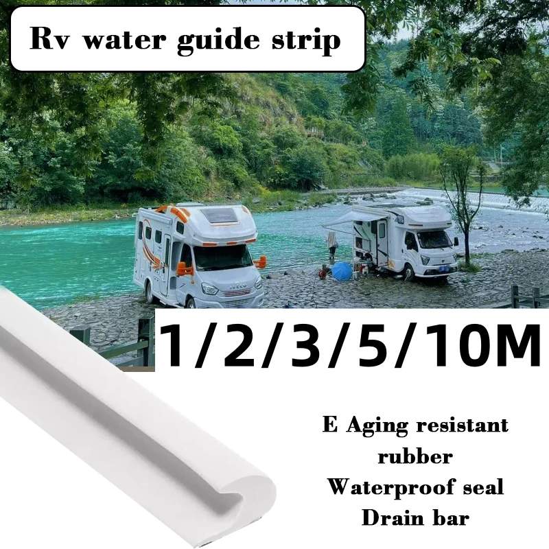 RV Caravan Rainwater Gutter Water Channel EasyInstall Motorhome Roof Drainage Rain Guard For FIAMMA DRIPSTOP Caravan Camper Van