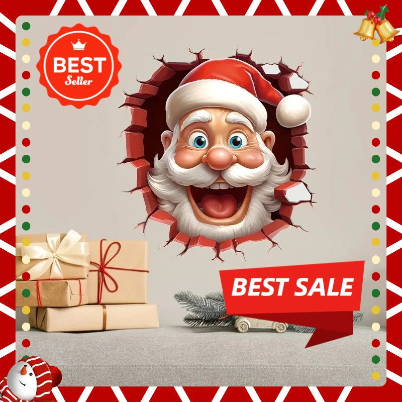

Christmas Toilet Sticker Merry Christmas Decoration for Home 2025 Pendant Xmas Sticker Ornament Navidad Natal New Year Gift 2026