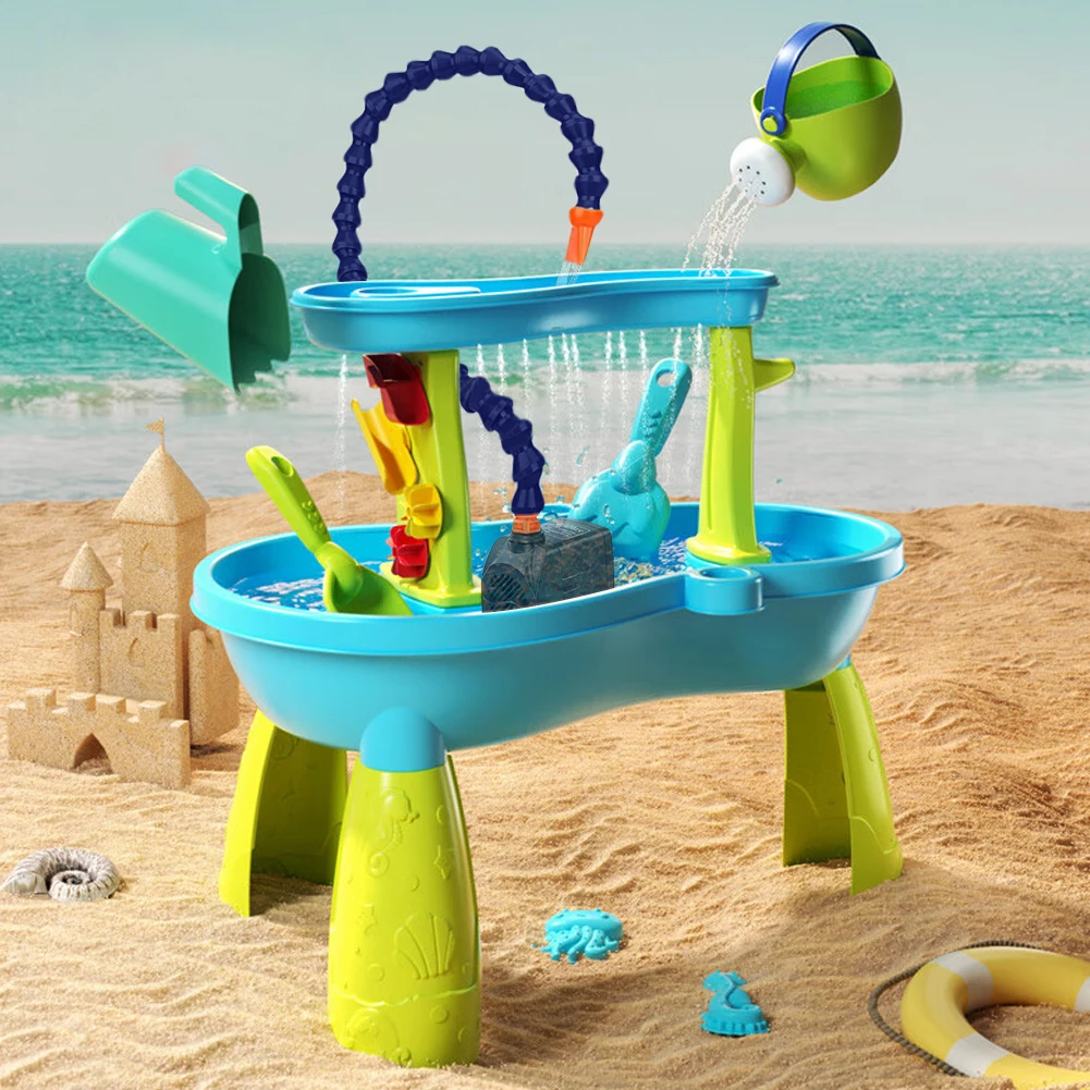 Water Table for Toddlers Kids Water Table Accessories Powerful Pump for Water Play Table Summer Outdoor Splash Table Toys