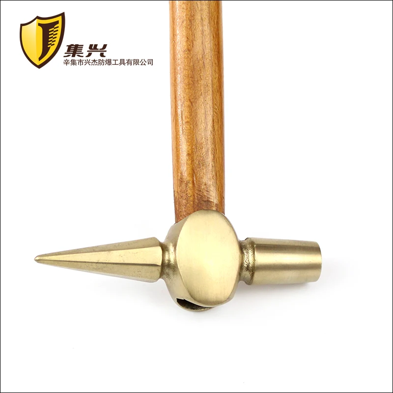 Martello di prova antiscintilla da 0.15kg 0.25kg, bronzo al berillio e alluminio, strumento di sicurezza antideflagrante, martello di ispezione, fuga