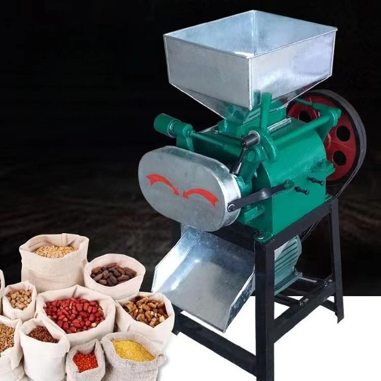 Hut Sale Functional Steel Wheat Corn Flakes Making Pressing Machine Grain Flattening Machine
