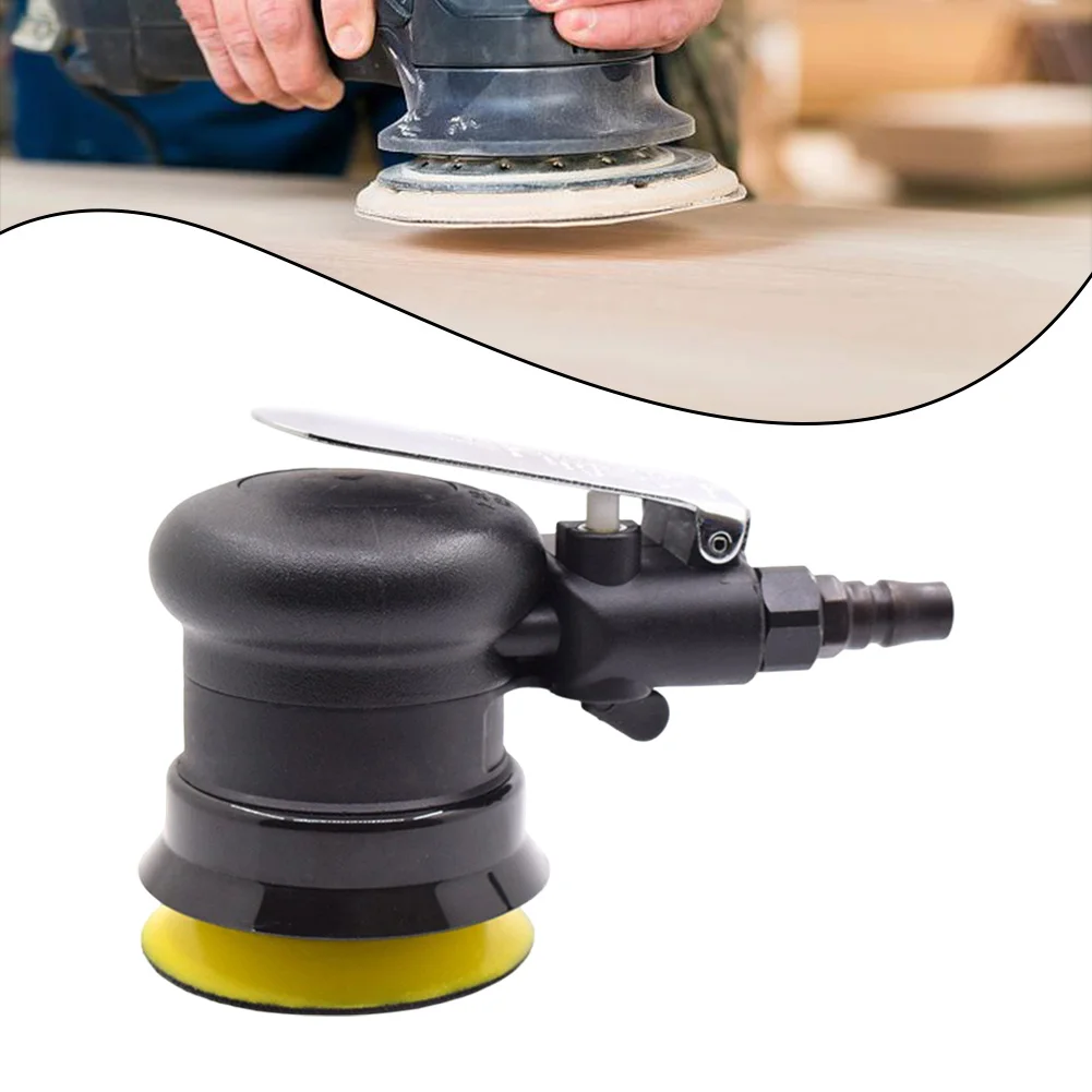 

3" Pneumatic Orbital Sander, 12000 RPM Pneumatic Orbital Sander For Automotive Wood Sanding And Polishing Tool Accessories