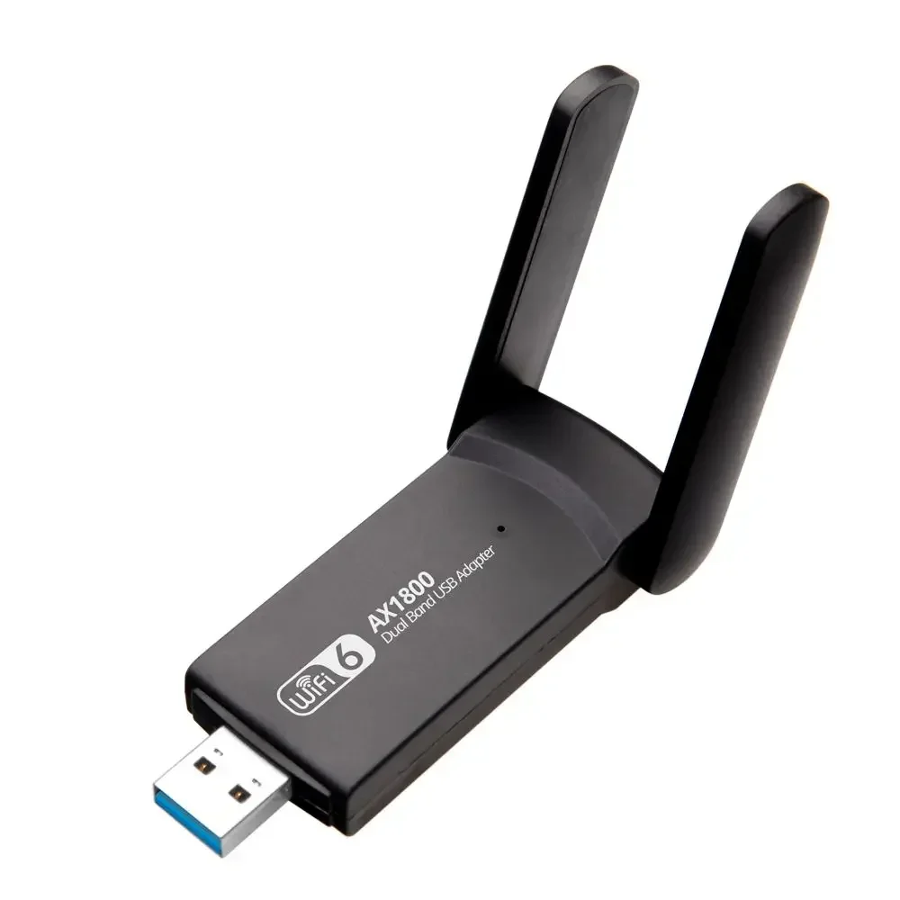 AX1800 WiFi 6 USB Adapter Dual Band 2.4G/5GHz Wireless Wi-Fi Dongle Network Card USB 3.0 WiFi6 Adapter For Windows 7/10/11