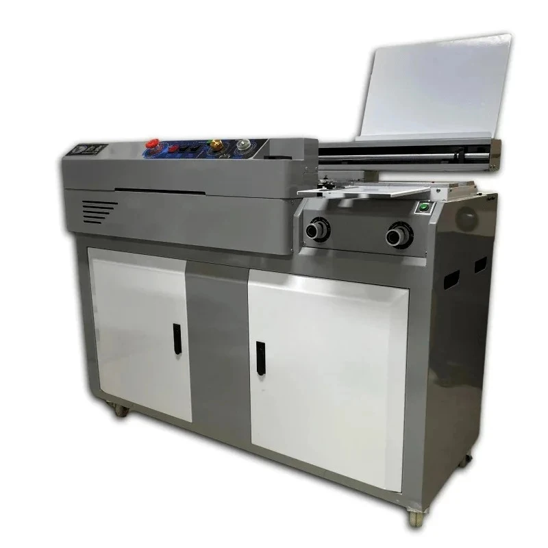 high quality Automatic wirels A4 side glue tender graphic book hine