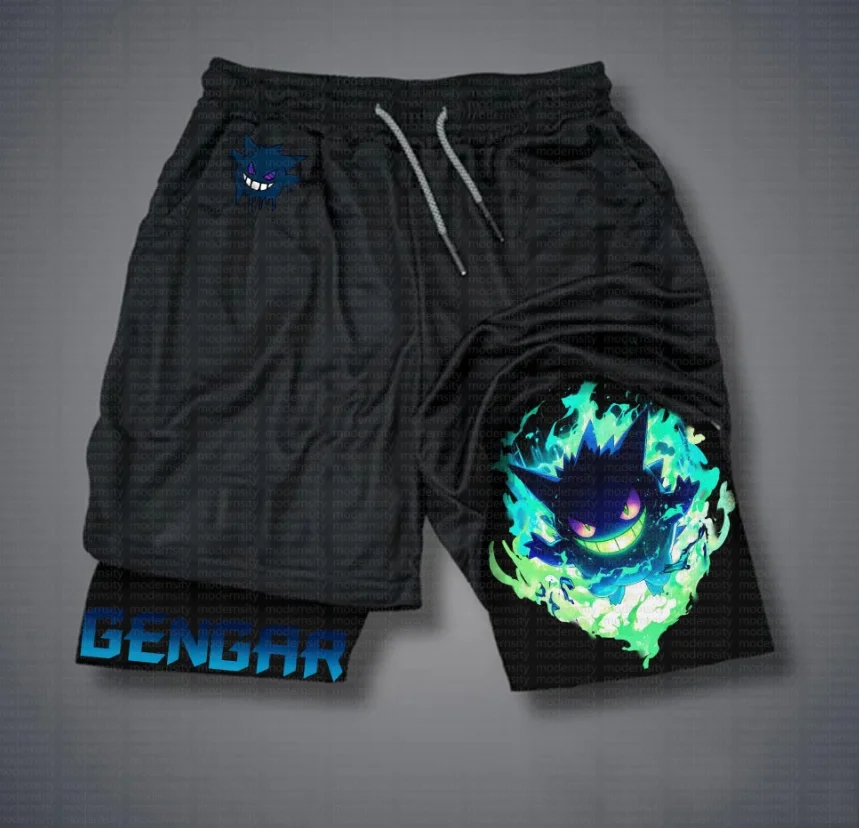 shorts-esportivos-oficiais-pokemon-anime-collaboration-shorts-unissex-estilo-kei-retro-respiravel-de-secagem-rapida-para-badminton