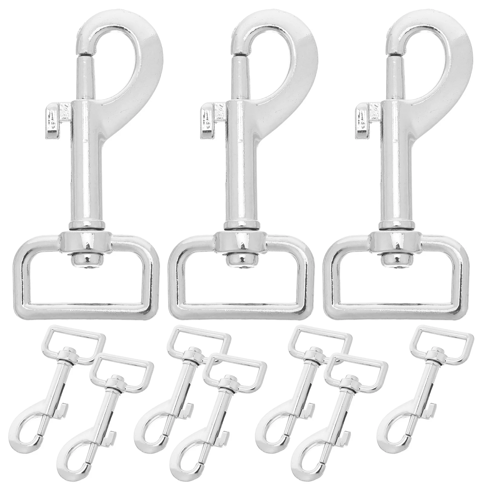 

10Pcs Bolt Snap Clips Dog Leash Buckle Heavy Duty Metal Pet Leash Swivel Hooks Clasp Snap Hooks Metal Clips Bolt Snaps