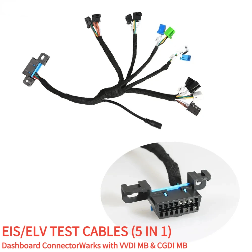 

NEW EIS ELV Test Cables for Me-rcedes for B-enz Work with VVDI MB BGA and CGDI Prog MB 5 in 1 (W204 W212 W221 W164 W166) Tool