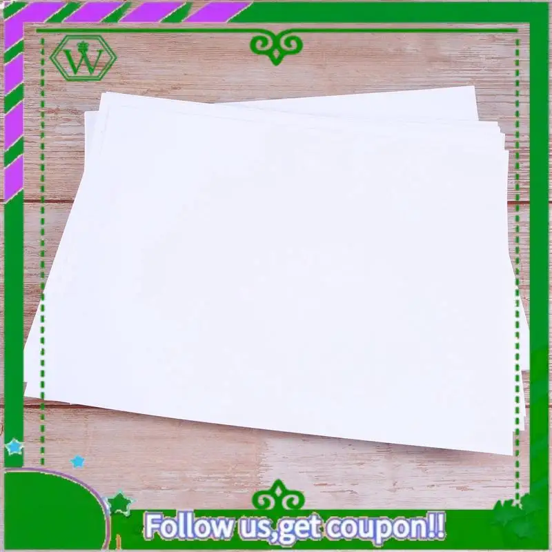 ABIK-Premium Printable Waterproof Vinyl Sticker Paper For Inkjet And Printer 210X280mm 60 Sheets Matte White Decal Paper