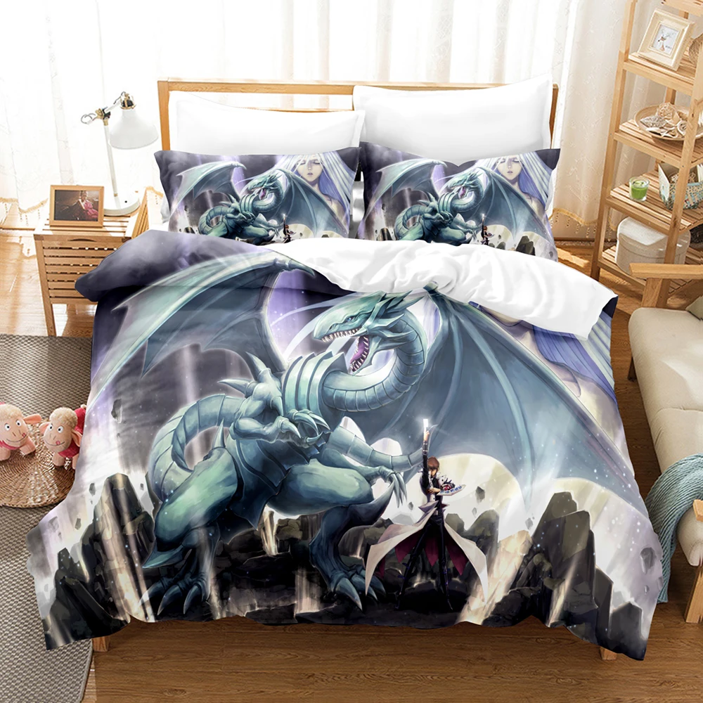 3D The Yu Gi Oh Bedding Sets Duvet Cover Set With Pillowcase Twin Full Queen King Bedclothes Bed Linen