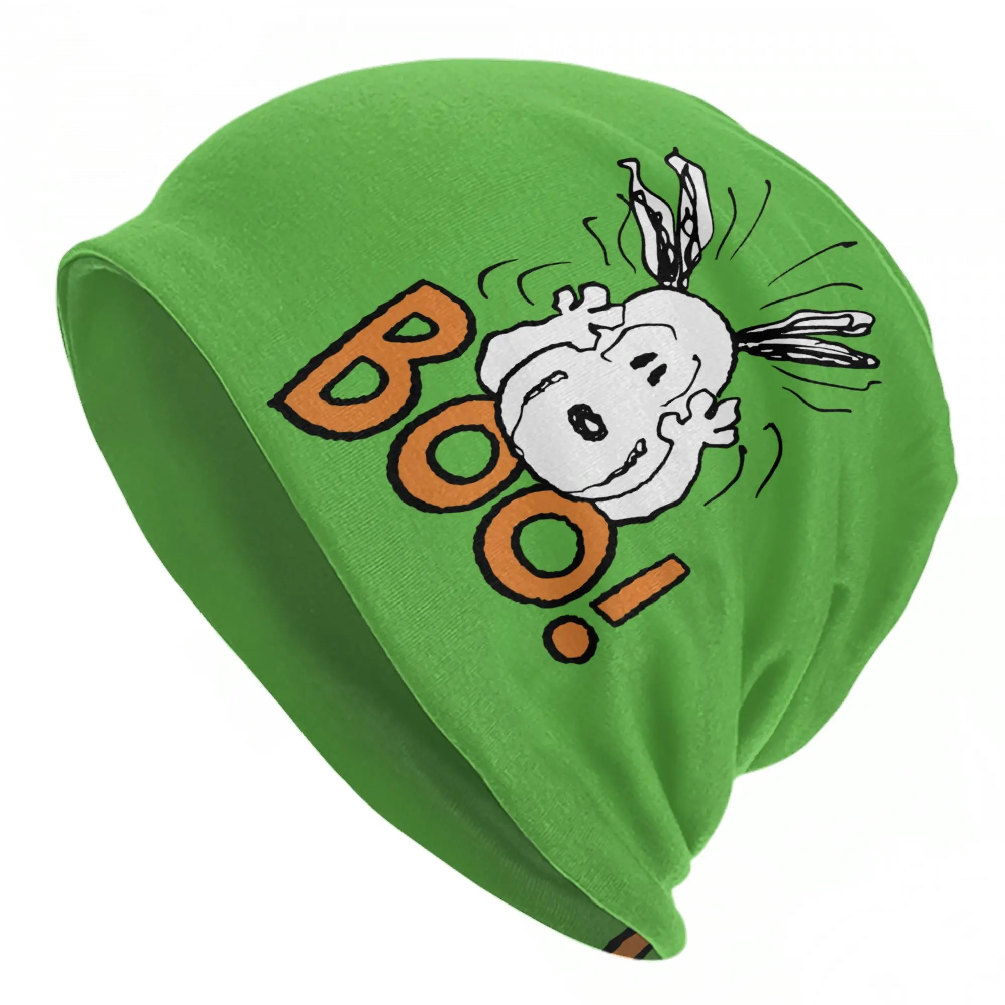 

Snoopys Boo Bonnet Hat Autumn Winter Outdoor Skullies Beanies Hats for Men Women Spring Dual-use Caps