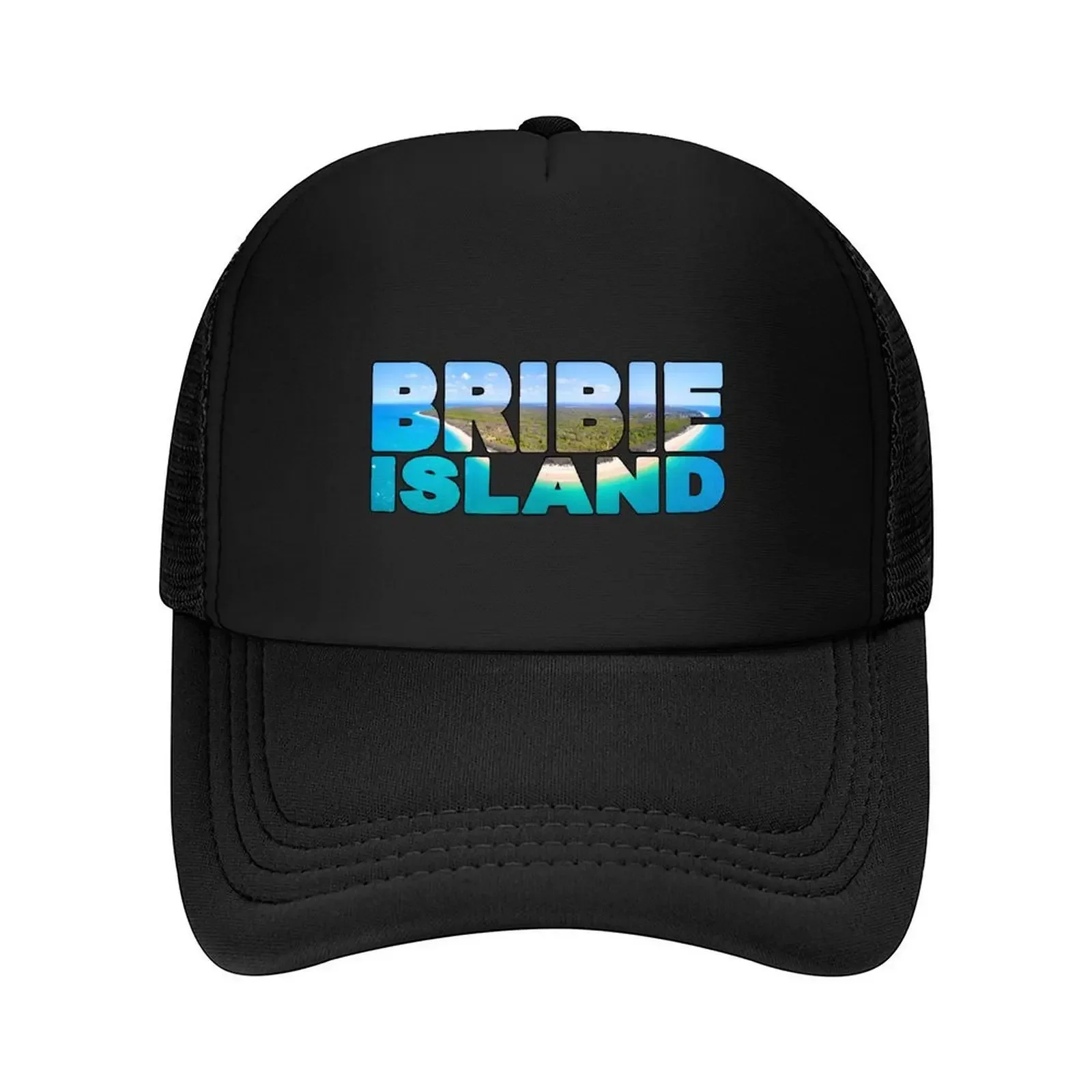 New BRIBIE ISLAND - Aerial on a Perfect Day Glasshouse Mountains Baseball Cap Male hat luxury woman cap Caps For Women Men's