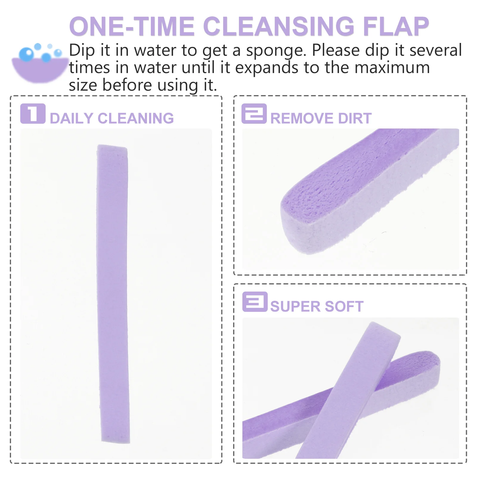 

120pcs Cleansing Facial Sponge Portable Makeup Remover Disposable Powder Puff Exfoliating Skin Care Tool For Oil