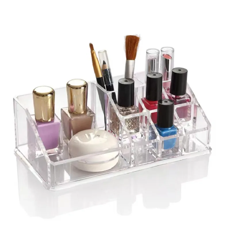 

Clear Acrylic Makeup Organizers Lipstick Storage Box Lipstick Holder Cosmetic Storage Box Makeup Organizer Sundries Display Box