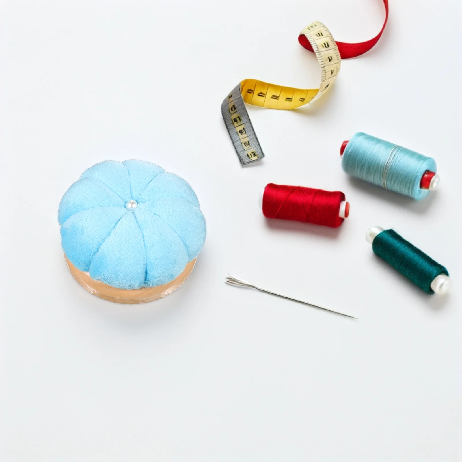 

2Pcs Pumpkin Pin Cushion Soft Cotton Needle Holder Stable Sewing Needle Organizer Embroidery Needlework Sewing Accessories