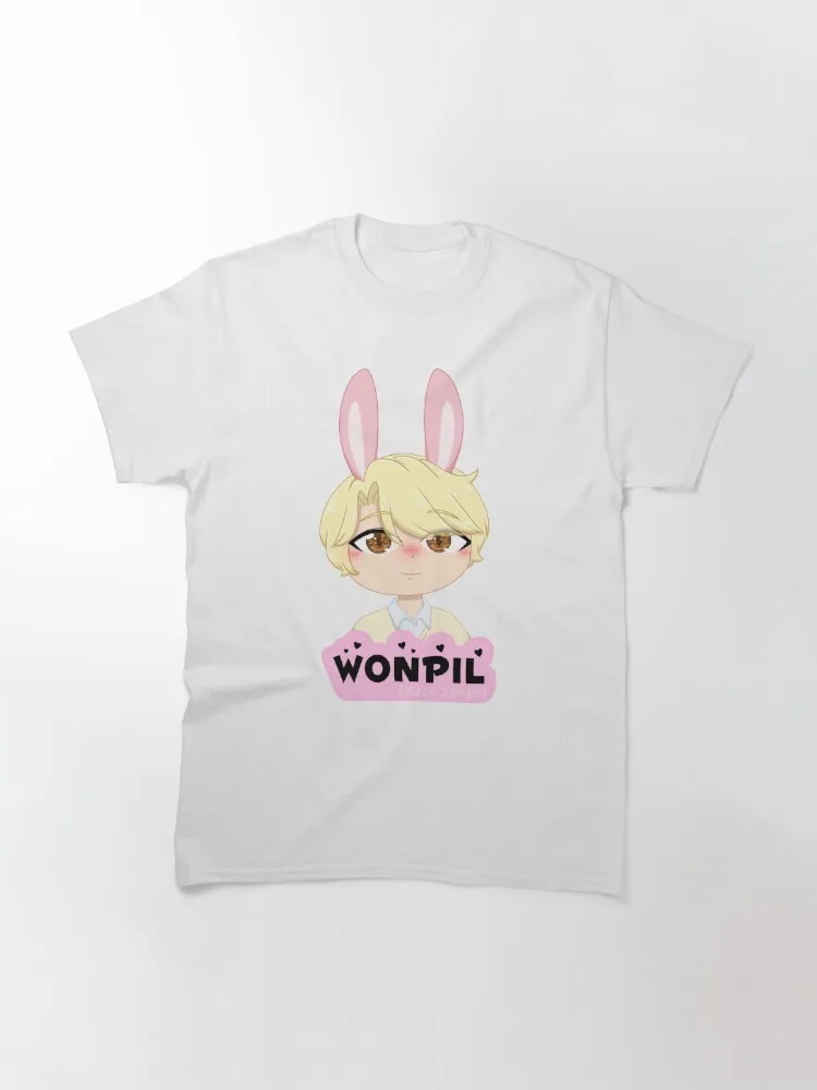 Day6 Wonpil Bunny Ver. Blue Classic T-Shirt Oversized T-shirts For Women/Men Clothing New Fashion Top Tees