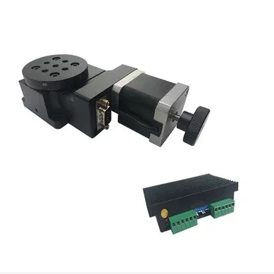 Hollow Precision Electric Rotary Index Table Integrated XYZ Linear Stage Servo Stepper Integrated Drive 360° Positioning