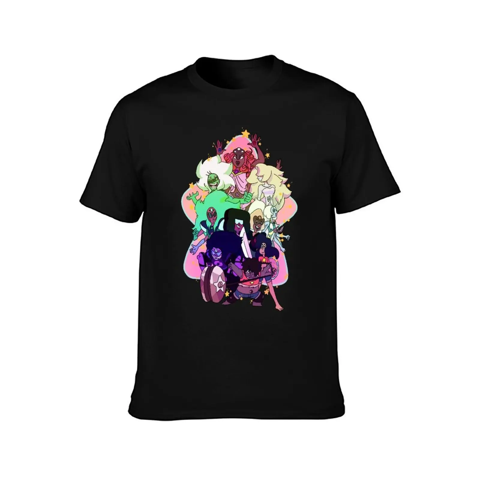 Fusion soup T-Shirt, Summer Casual Cotton Tee, Oversized Streetwear Tops, Vintage Graphic Print, Loose Fit Short Sleeve