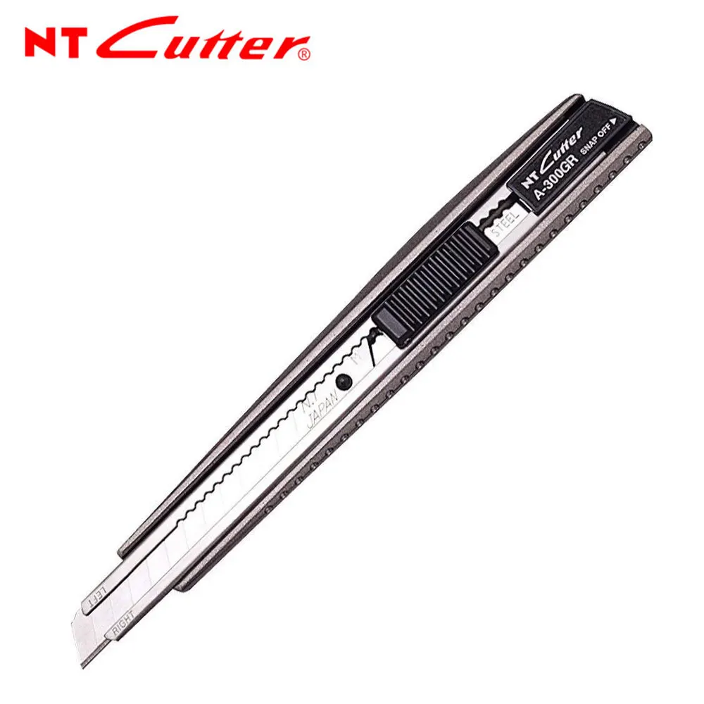 Japan NT Cutter A-300GRP Aluminum Die-cast Grip Auto Lock Cutter Knife Japan