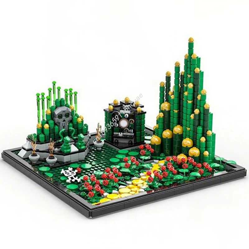 

1091pcs MOC The Wizard Oz Castle Model Building blocks Architecture DIY Education idea Brick toys Christmas gifts