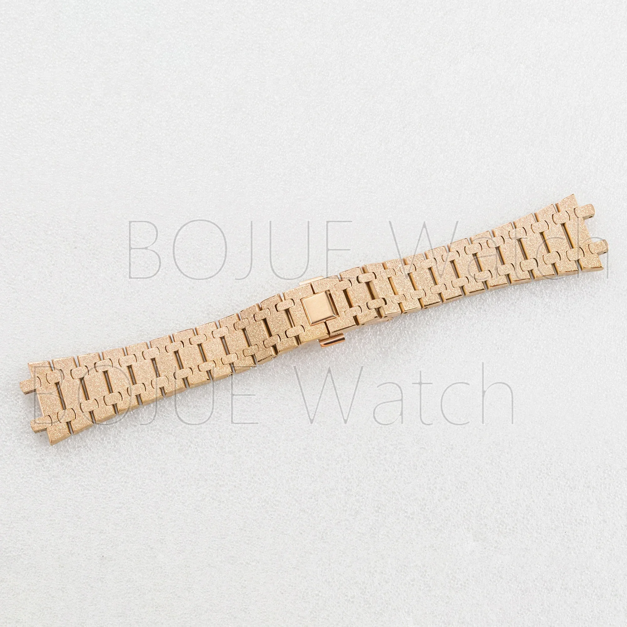 Uhrenarmband 26 mm Frost Voll Edelstahl Armband für AP ROYAL OAK 15400 15500 Armband Faltschließe Herrenuhrenteile