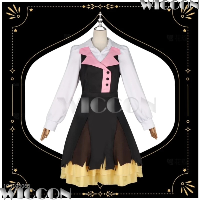Lucy Maud Montgomery Bungo Anime Stray Coaplay Dog Black Dress Girl Lolita Suit Halloween Party Roleplay Outfit Woman Carnival - view 3