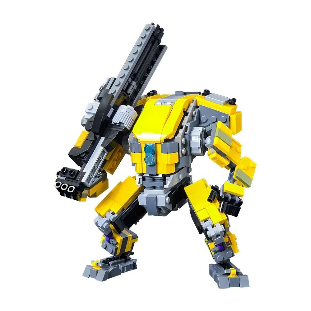 Juegos populares MOC Titanfall 2 Mecha, bloques de construcción, modelo Legion Prime Titan, Robot de batalla, ladrillos, juguetes para montar, regalo de cumpleaños para niños