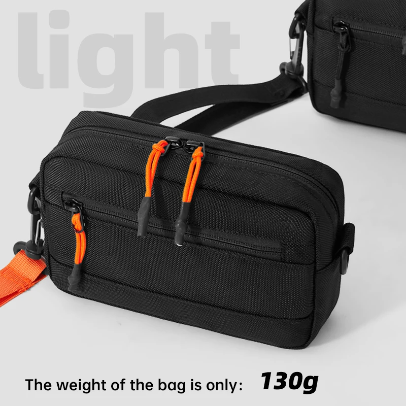 Crossbody Bag New Cross-Border Model Unisex Casual Small Square Bag Trendy Versatile Crossbody Bag Coin Purse for Students Visiting the Park
