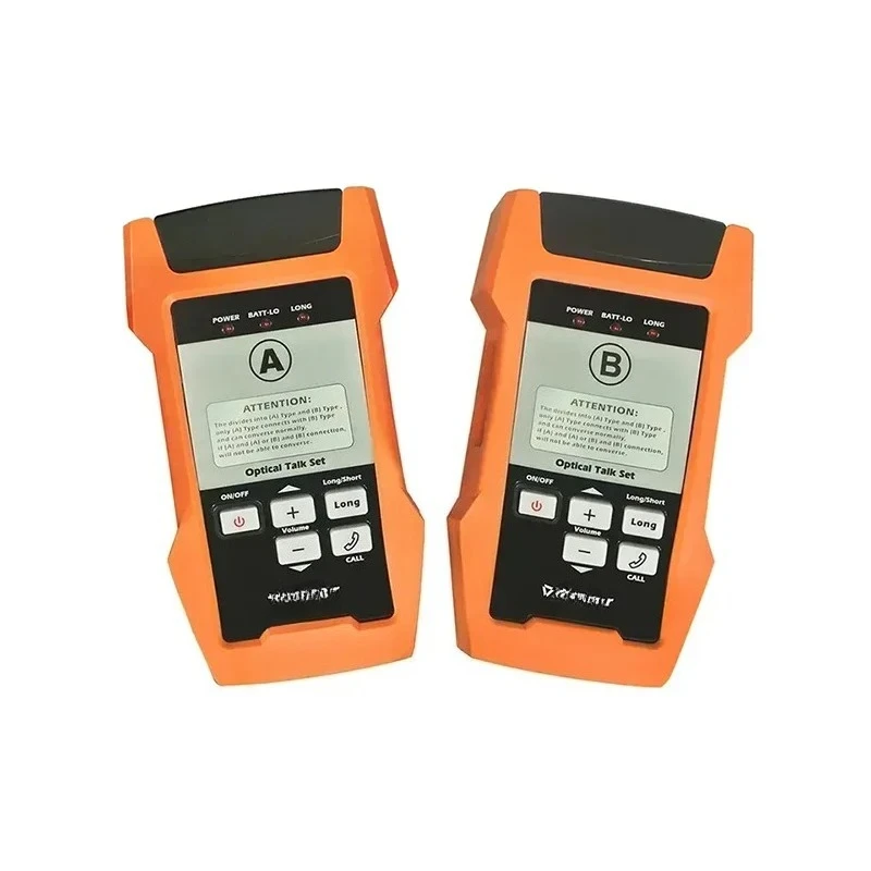 

Optical Talk Set AOT600 1310&1550nm Full Duplex Communication Fiber Optic Cable Tester 45dB 120KM Light source capabilities