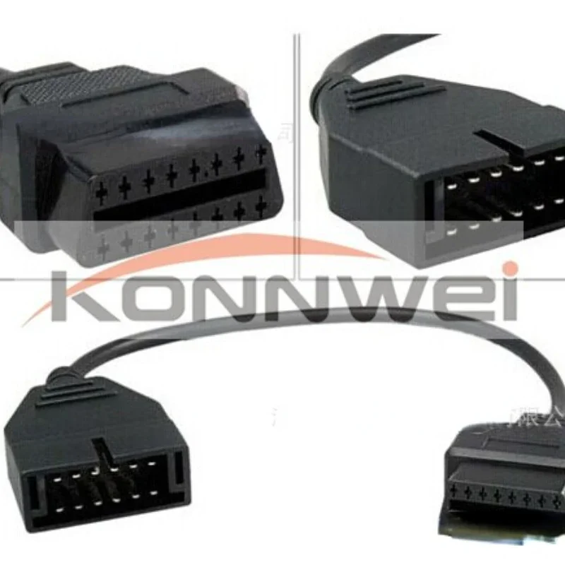 

12-16PIN линия преобразования автомобиля 12PIN OBDII 16P TO линия преобразования автомобильный провод