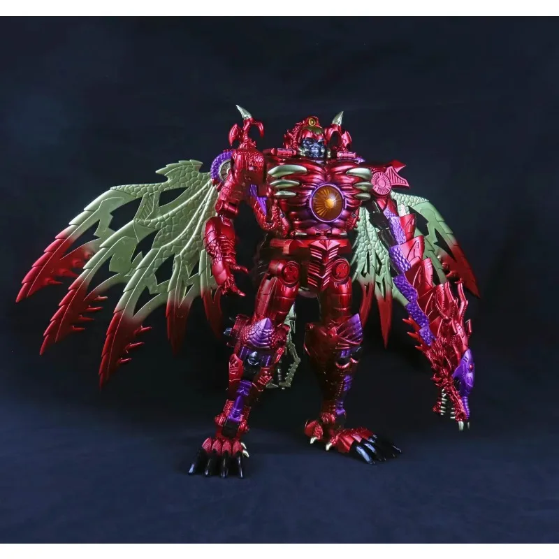 RD-01 version agrandie du dragon rouge jouet transformable robot beast wars bw modèle revêtu de métal