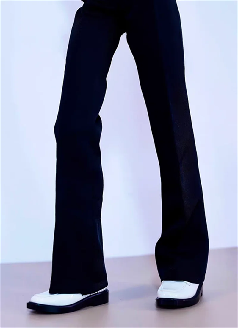 Roupas de boneca bjd são adequadas para tamanhos 1/4 1/3 68 70 id75 calças largas pretas calças compridas calças de terno calças de reparo de pernas calças masculinas