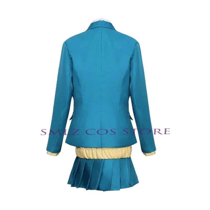 كانو تشيناتسو تأثيري أنيمي الصندوق الأزرق تشيناتسو كانو تأثيري حلي فتاة زي مدرسي تنورة شعر مستعار دعوى حفلة الهالوين للنساء