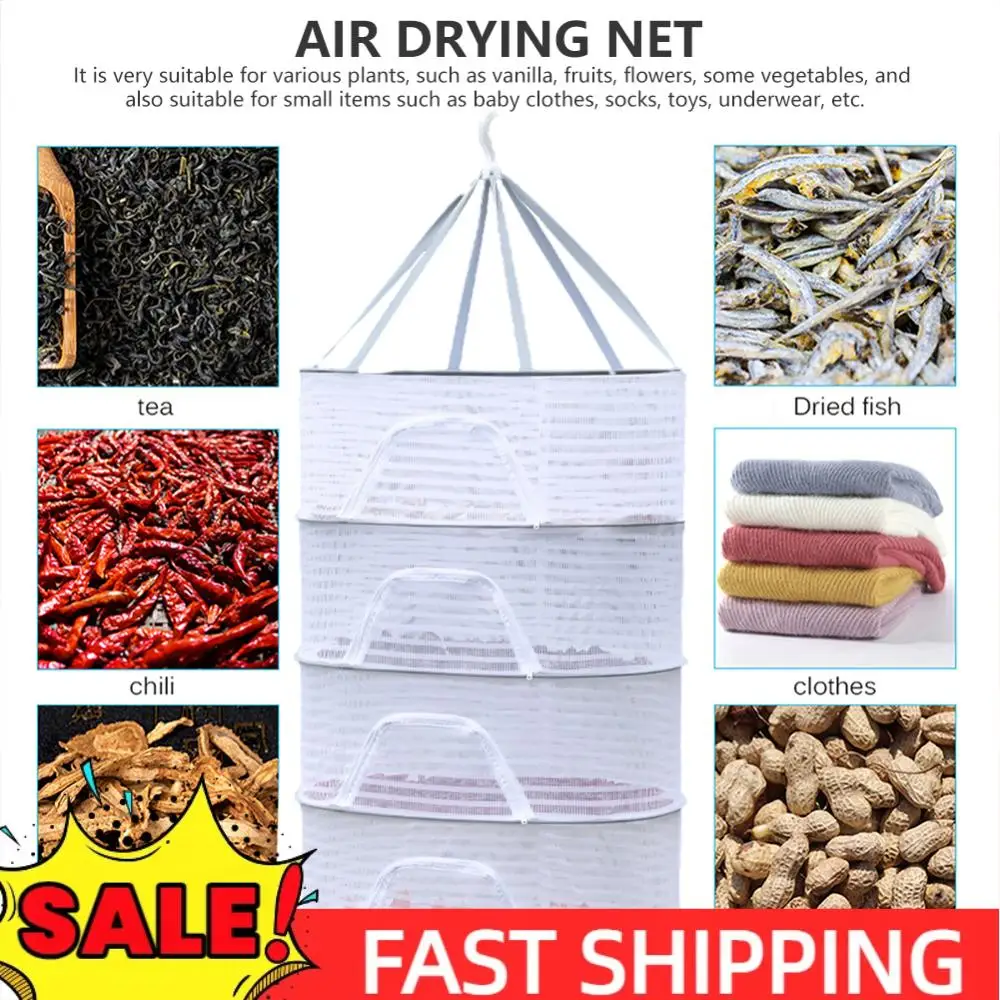 

4-слойная сетка для сушки трав, антилета, бюстгальтер, сетка для сушки одежды, ветрозащитный крючок, мелкозернистая сетка для сушки рыб/овощей/фруктов/трав