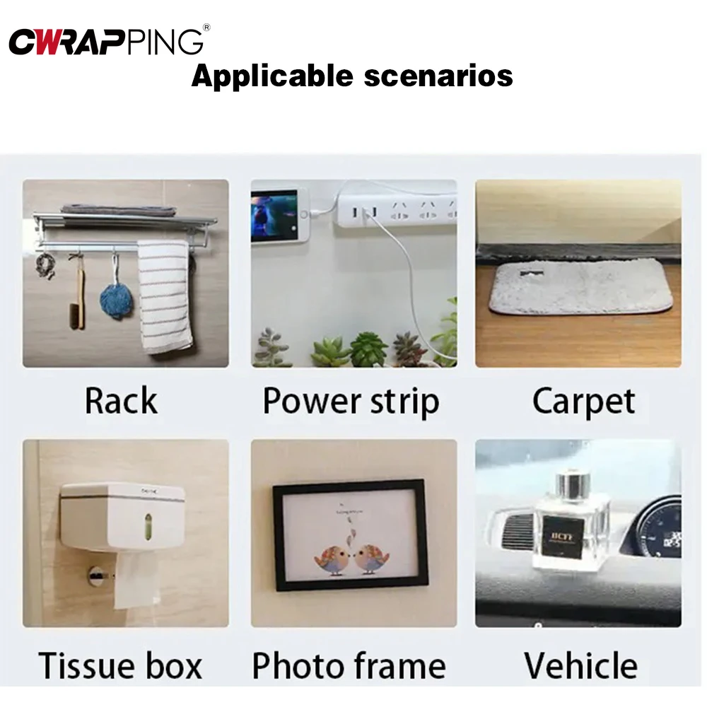 Nano cinta de doble cara súper fuerte, cinta transparente Extra impermeable sin rastro, pegatina para cocina y baño, 1/2/3M