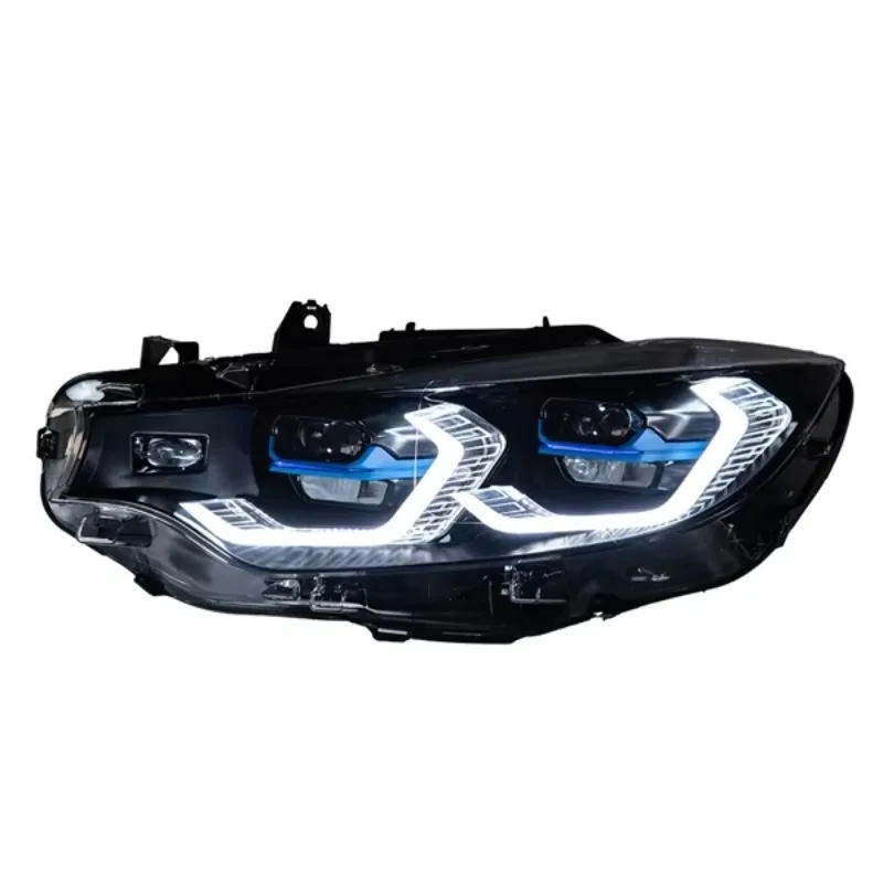 Projector Headlight Assembly Led Car Headlamps for Bmw 4 Series F32 Upgrade G22 Style Hexagon Drl Bi-Led Headlamp